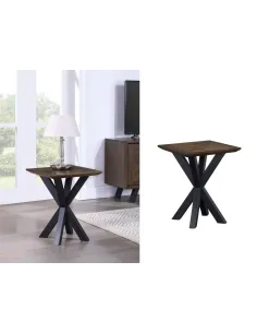 Nevada Square Lamp Table with Parquet To | Murphy Furniture 2
