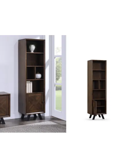 Nevada Small Bookcase - Mindi Wood | Murphy Furniture