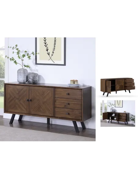 Nevada Triple 2 Door 3 Drawer Sidebaord | Murphy Furniture