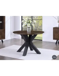 Nevada 110cm Round Dining Table - Mindi | Murphy Furniture