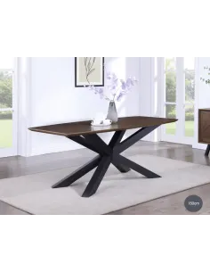 Nevada 150cm Dining Table - Mindi Wood | Murphy Furniture