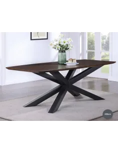 Nevada 220cm Dining Table - Mindi Wood | Murphy Furniture