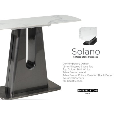 Solano Console Table - Sintered Stone | Murphy Furniture