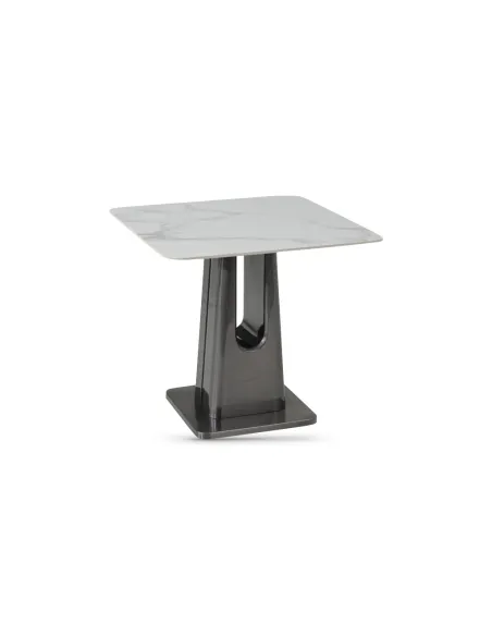 Solano End Table - Sintered Stone | Murphy Furniture