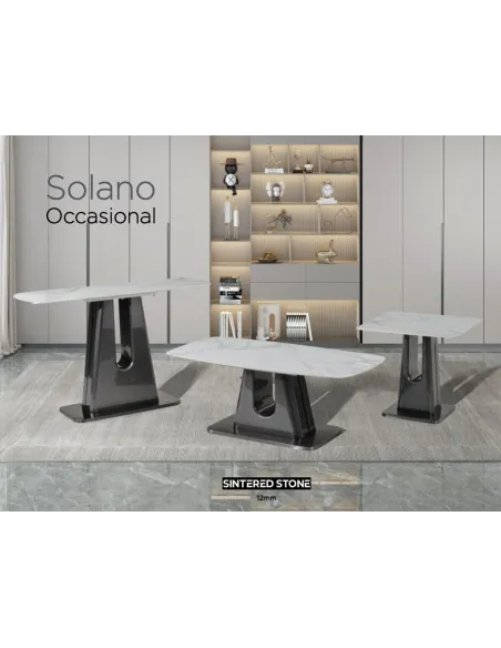 Solano End Table - Sintered Stone | Murphy Furniture