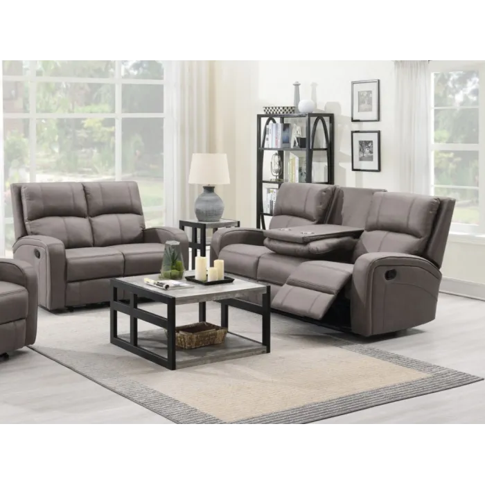 Silverton 2 Seater Recliner Sofa -Taupe | Murphy Furniture