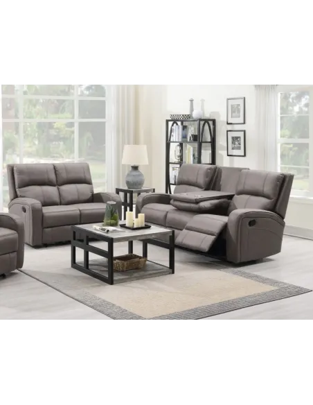 Silverton 2 Seater Recliner Sofa -Taupe | Murphy Furniture