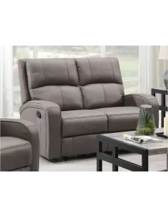 Silverton 2 Seater Recliner Sofa -Taupe | Murphy Furniture