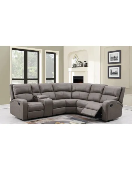 Silverton Corner Recliner Sofa - Taupe | Murphy Furniture