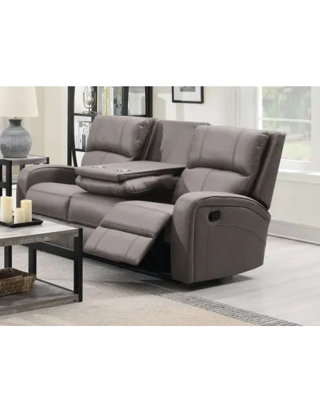 Silverton 3+1+1 Sofa Recliner Set - Grey | Murphy Furniture
