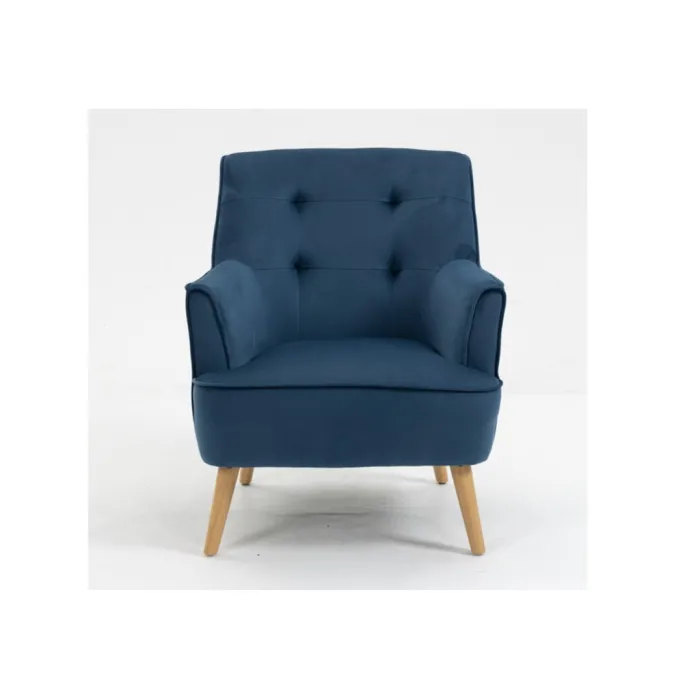 Tara Accent Chair - Navy Velvet | Murphy Furniture
