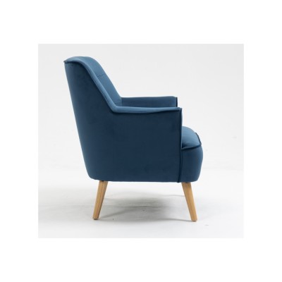 Tara Accent Chair - Navy Velvet | Murphy Furniture