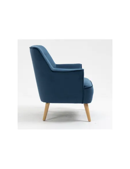 Tara Accent Chair - Navy Velvet | Murphy Furniture