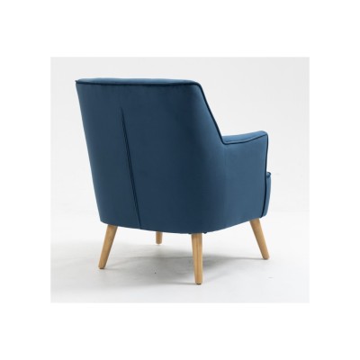 Tara Accent Chair - Navy Velvet | Murphy Furniture