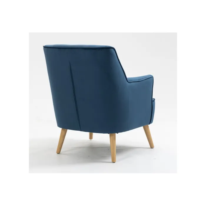 Tara Accent Chair - Navy Velvet | Murphy Furniture