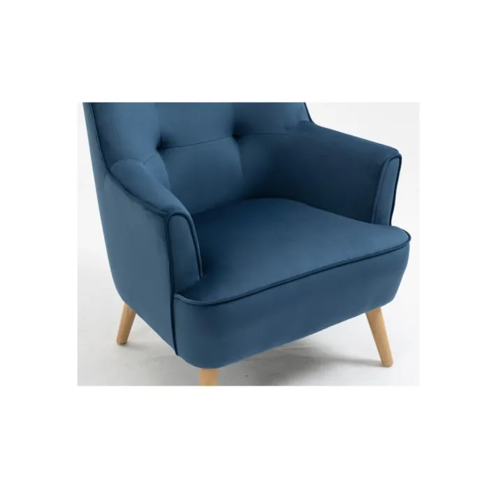 Tara Accent Chair - Navy Velvet | Murphy Furniture