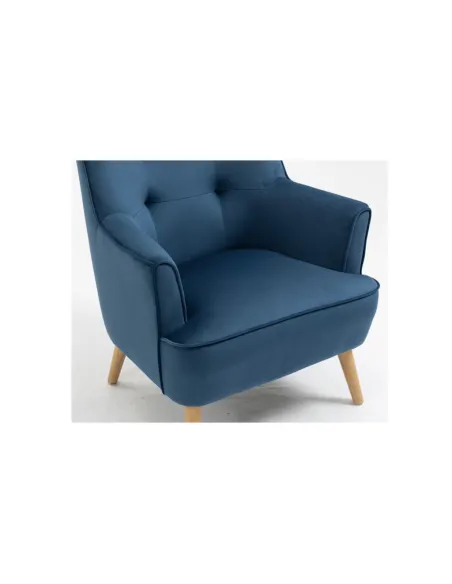 Tara Accent Chair - Navy Velvet | Murphy Furniture