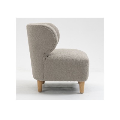 Josie Armless Accent Chair - Grey Fabric | Murphy Furniture
