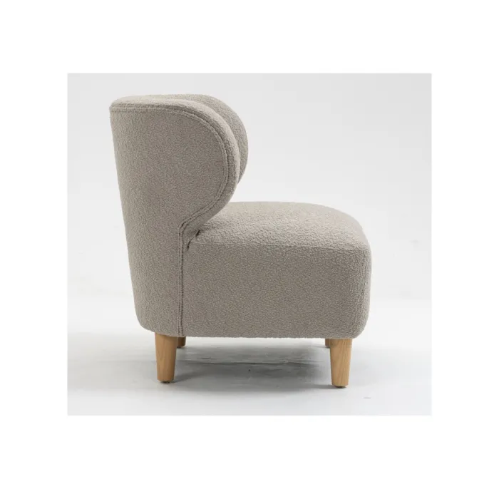 Josie Armless Accent Chair - Grey Fabric | Murphy Furniture