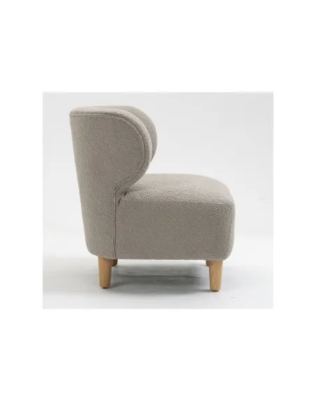Josie Armless Accent Chair - Grey Fabric | Murphy Furniture
