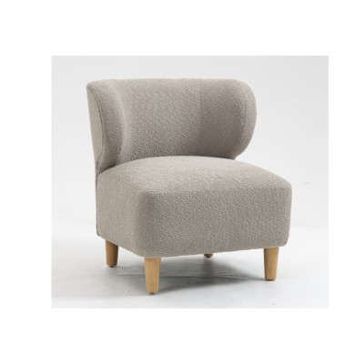 Josie Armless Accent Chair - Grey Fabric | Murphy Furniture