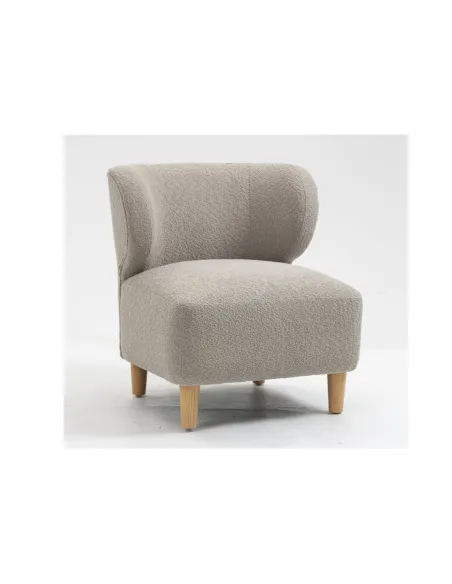 Josie Armless Accent Chair - Grey Fabric | Murphy Furniture