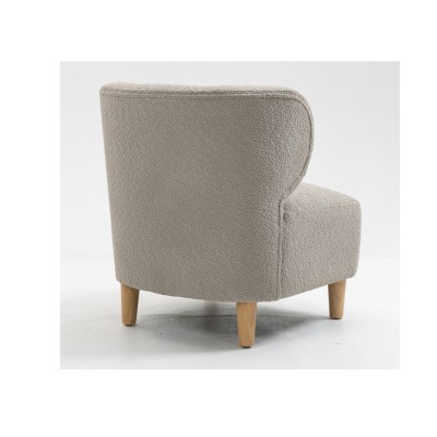 Josie Armless Accent Chair - Grey Fabric | Murphy Furniture