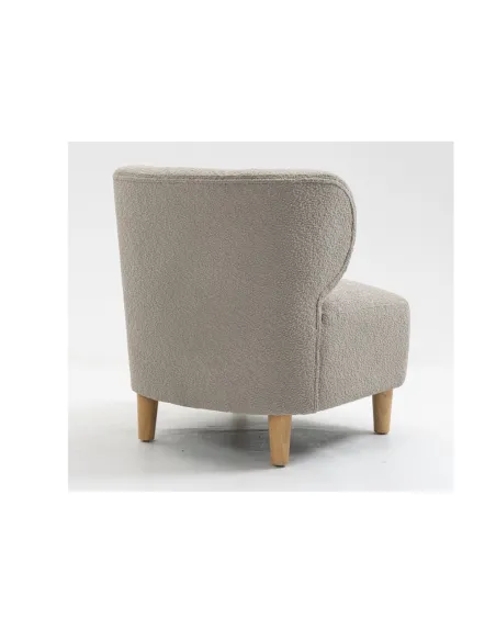 Josie Armless Accent Chair - Grey Fabric | Murphy Furniture