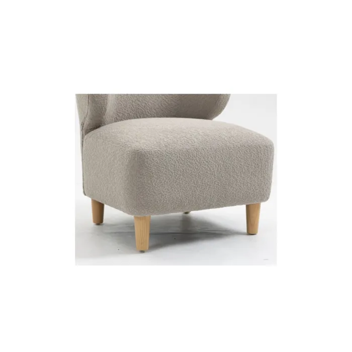 Josie Armless Accent Chair - Grey Fabric | Murphy Furniture