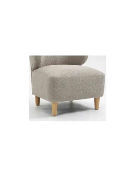 Josie Armless Accent Chair - Grey Fabric | Murphy Furniture