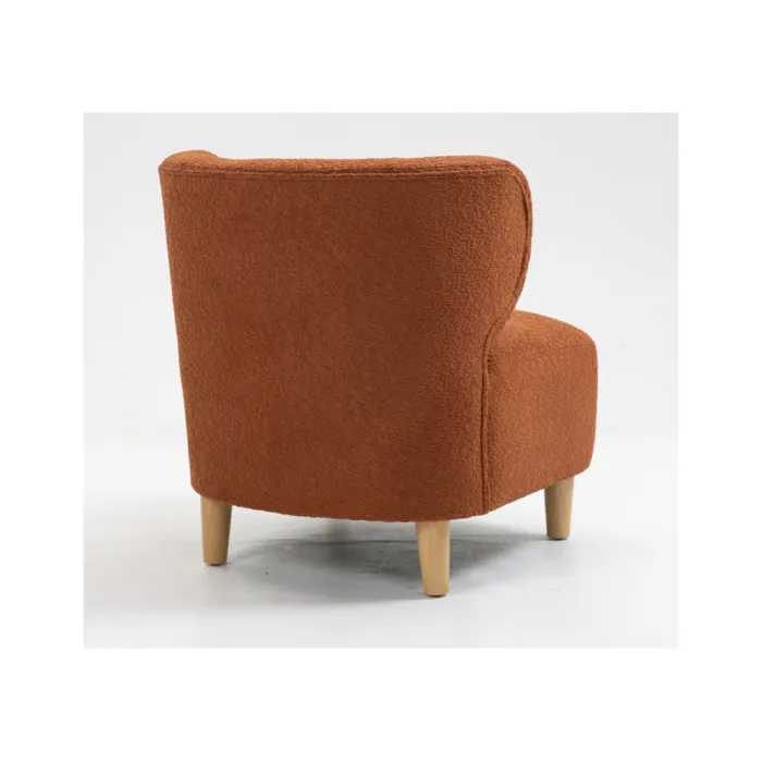 Josie Armless Accent Chair - Rust Fabric | Murphy Furniture