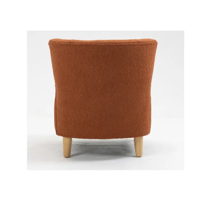 Josie Armless Accent Chair - Rust Fabric | Murphy Furniture