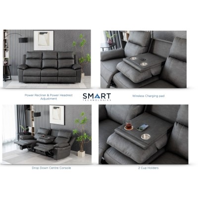 Huntington 3 Seater Electric Recliner So | Murphy Furniture