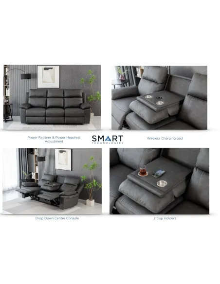 Huntington 3 Seater Electric Recliner So | Murphy Furniture