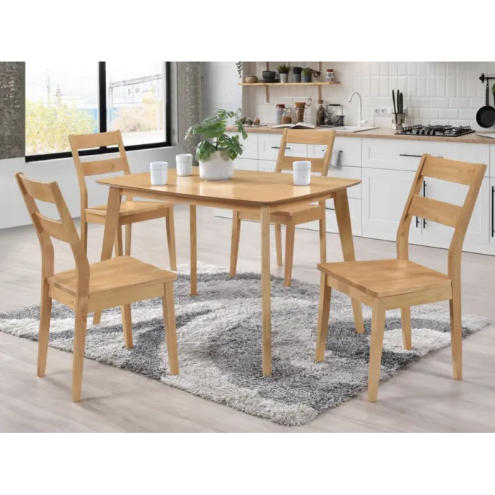 Lexington 120cm Dining Table - Light Oak | Murphy Furniture