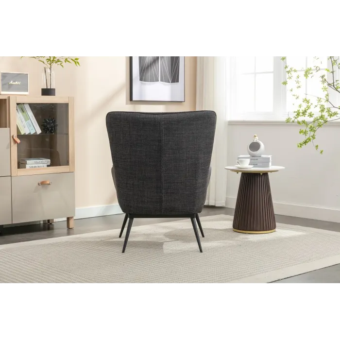 Katelyn Accent Chair with Stool - Charco | Murphy Furniture