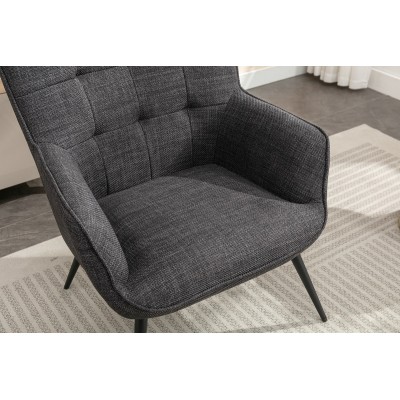 Katelyn Accent Chair with Stool - Charco | Murphy Furniture