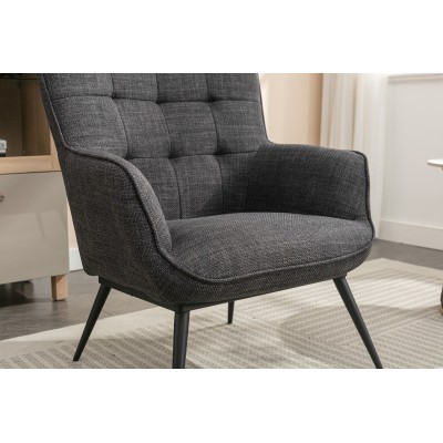 Katelyn Accent Chair with Stool - Charco | Murphy Furniture