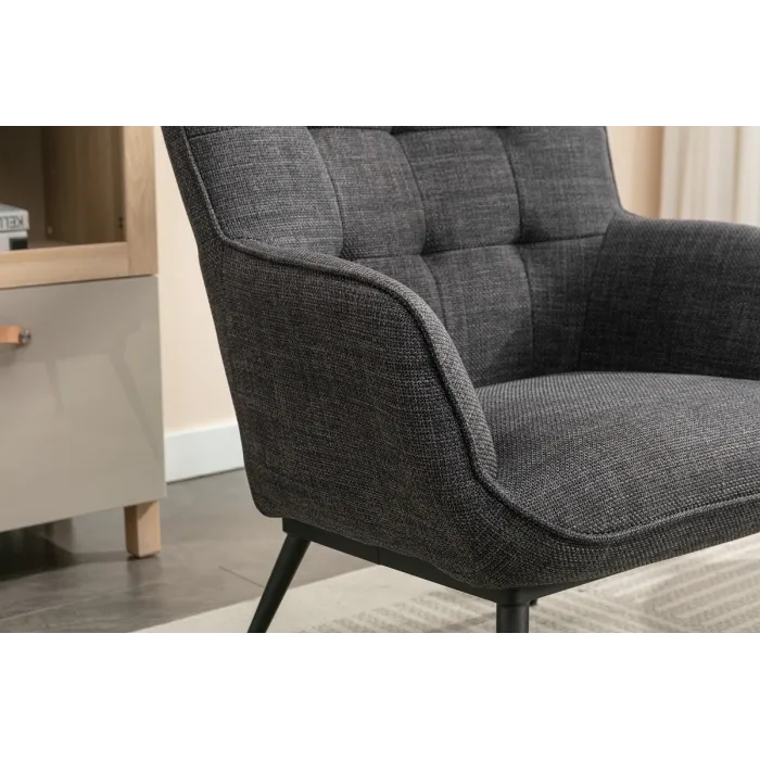 Katelyn Accent Chair with Stool - Charco | Murphy Furniture