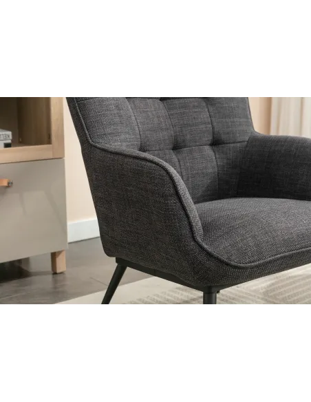 Katelyn Accent Chair with Stool - Charco | Murphy Furniture