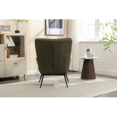 Katelyn Accent Chair with Stool - Moss G | Murphy Furniture
