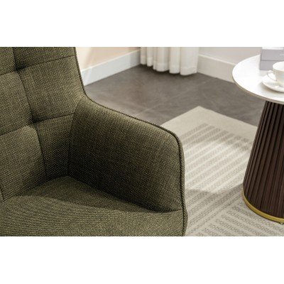 Katelyn Accent Chair with Stool - Moss G | Murphy Furniture