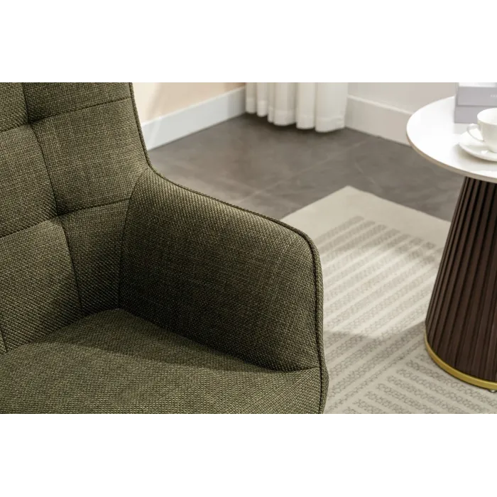 Katelyn Accent Chair with Stool - Moss G | Murphy Furniture