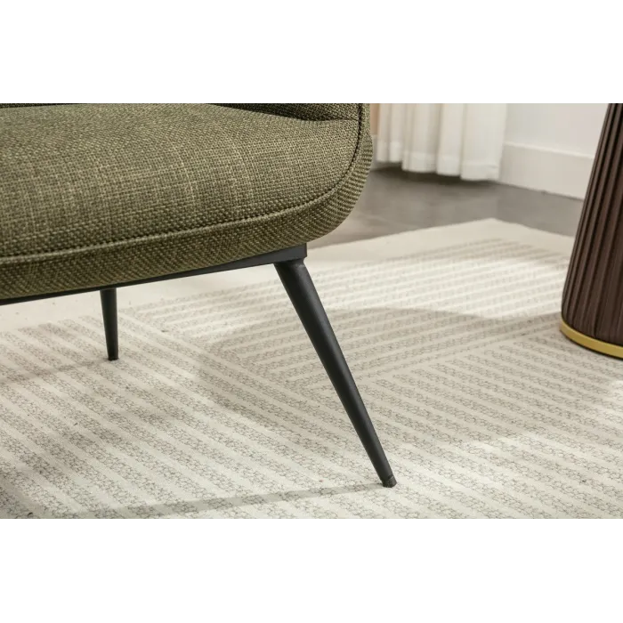 Katelyn Accent Chair with Stool - Moss G | Murphy Furniture