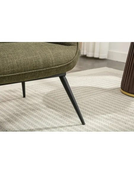 Katelyn Accent Chair with Stool - Moss G | Murphy Furniture