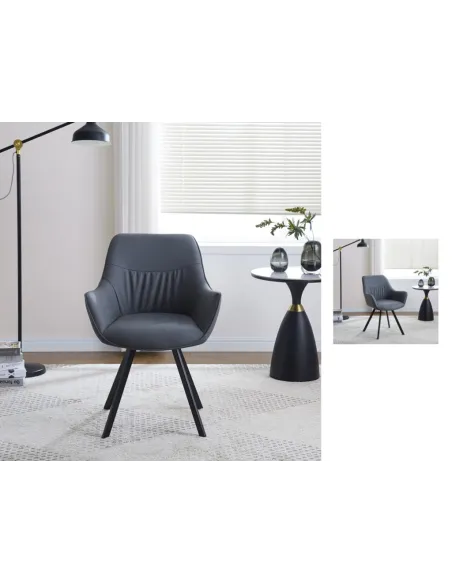 Naples Dining Chair - Dark Grey | Murphy Furniture