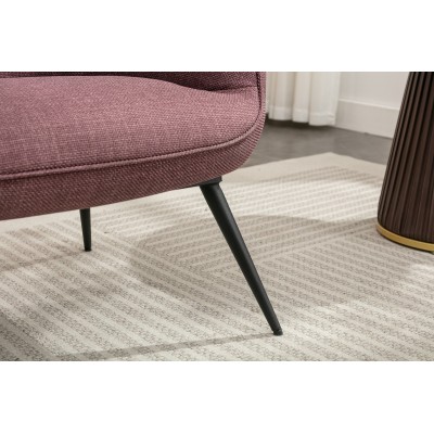 Katelyn Accent Chair with Stool - Mulber | Murphy Furniture