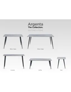 Argenta 160cm Fixed Dining Table - Sinte | Murphy Furniture 2