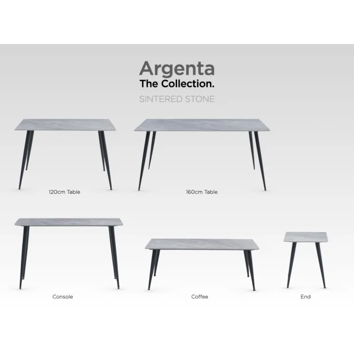 Argenta 160cm Fixed Dining Table - Sinte | Murphy Furniture