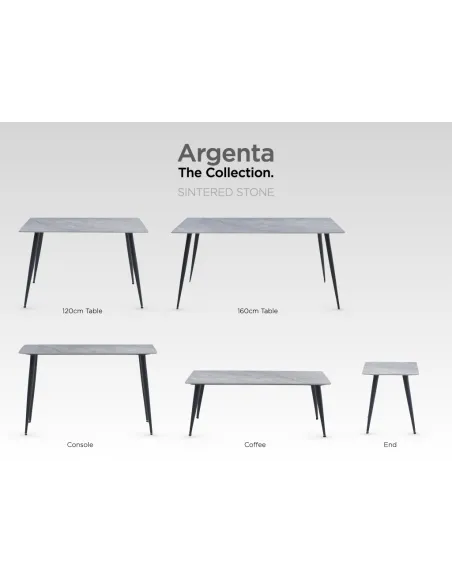 Argenta 160cm Fixed Dining Table - Sinte | Murphy Furniture